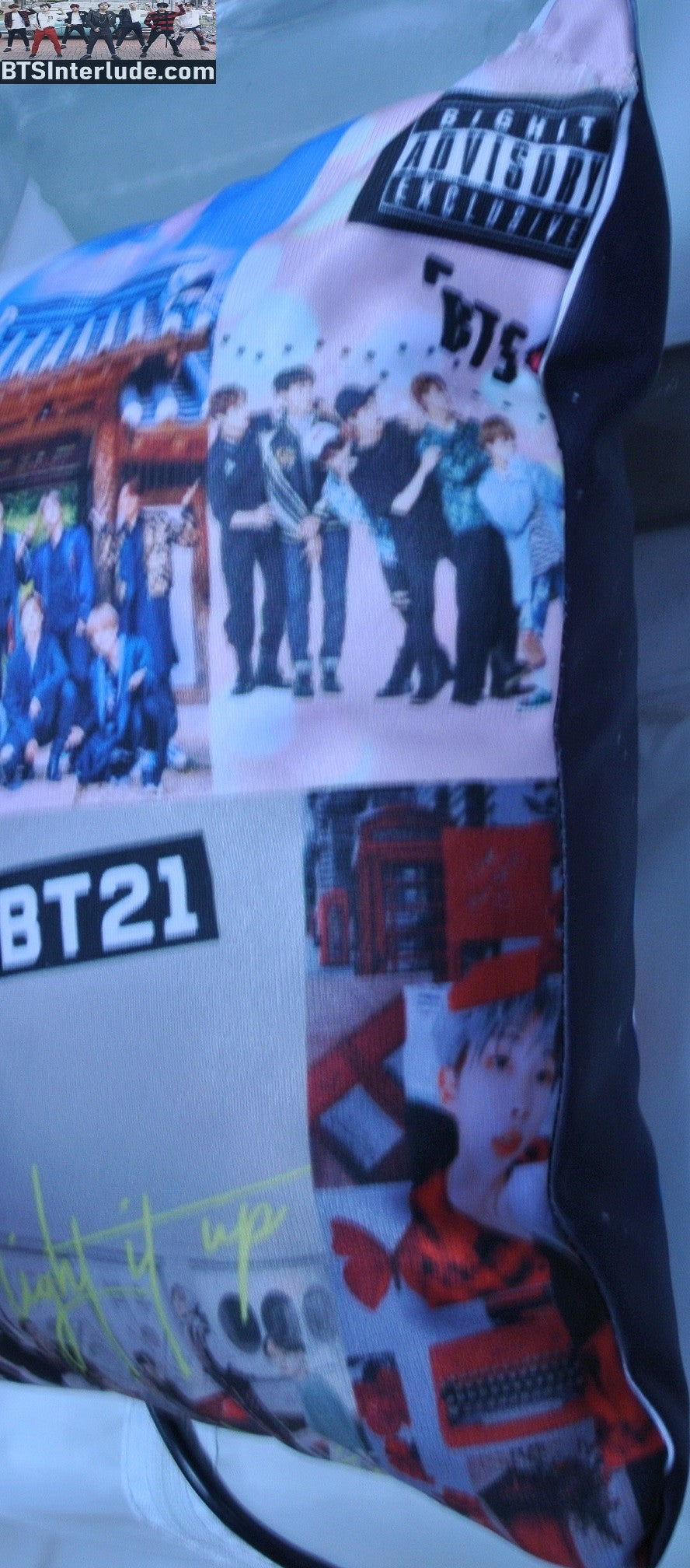 BTS PILLOW GROUP CUSHION THROW REVERSE BT21 TATA VAN JUNGKOOK V JIMIN RM J-HOPE SUGA JIN