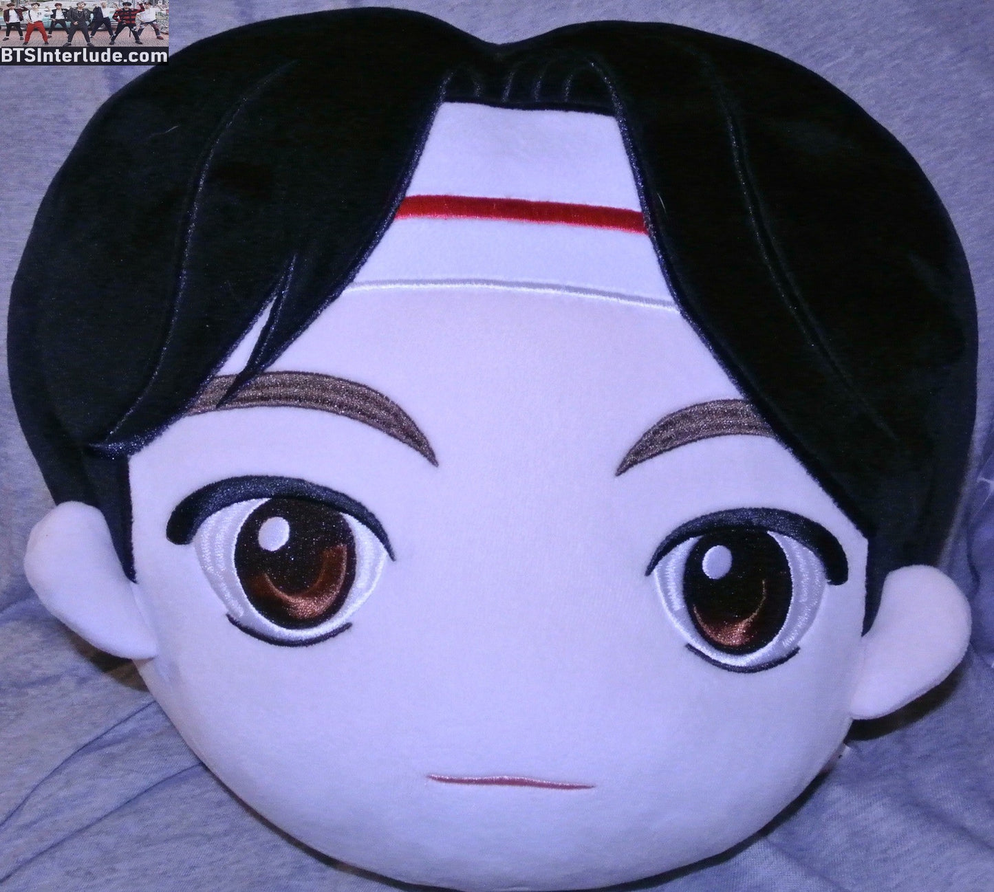 BTS PILLOW JIN KIM SEOKJIN 김석진 TINY TAN MIC DROP CUSHION OFFICIAL MERCHANDISE