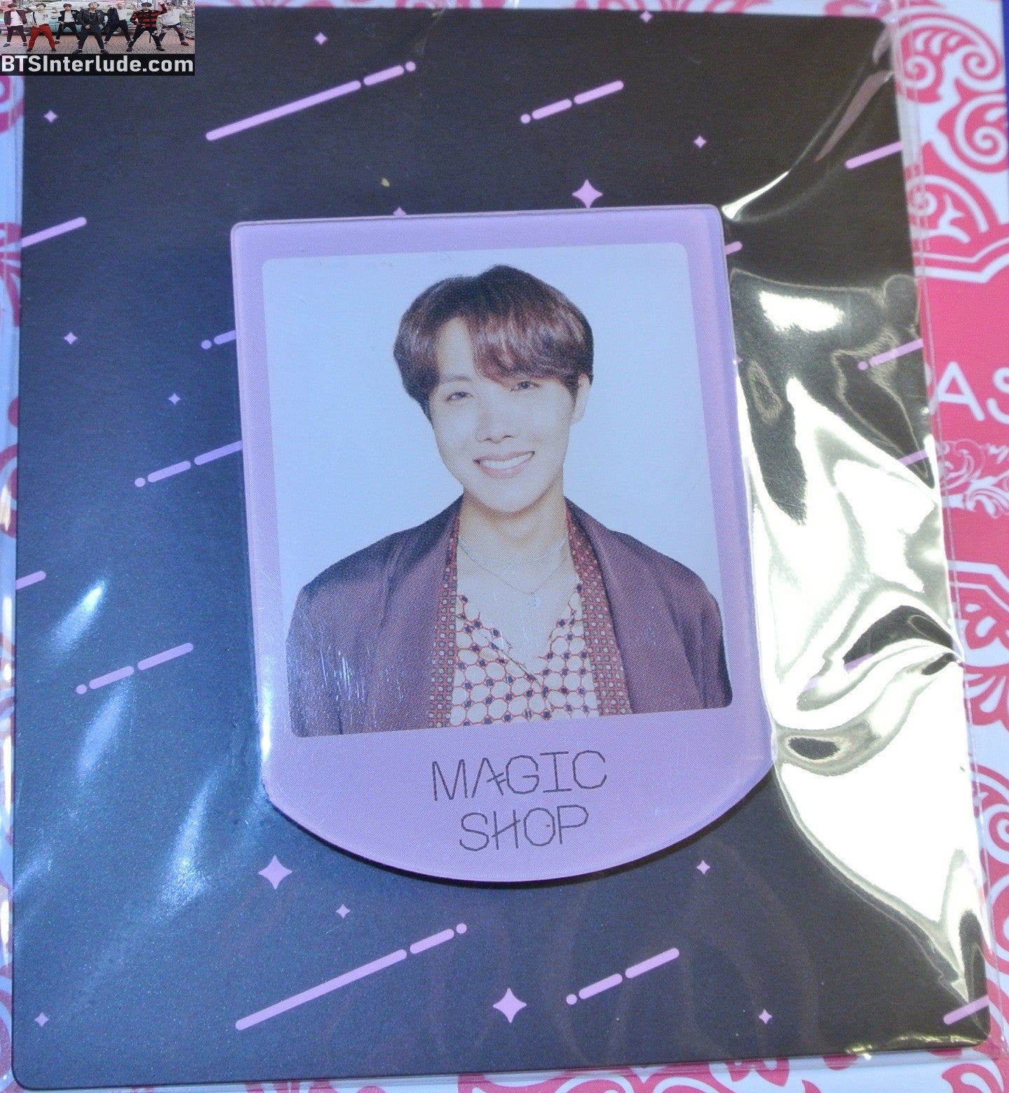 BTS PIN ACRYLIC J-HOPE JUNG HOSEOK HOBI 정호석 OFFICIAL 5TH MUSTER MAGIC SHOP NEW MERCHANDISE BADGE BUTTON