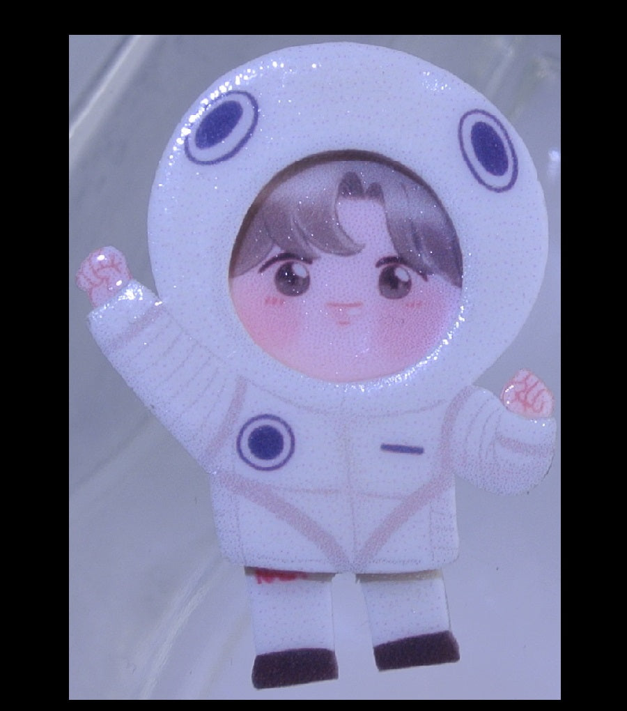 BTS PIN ACRYLIC RM KIM NAMJOON 김남준 2018 MAMAS ASTRONAUT ANPANMAN BADGE BUTTON