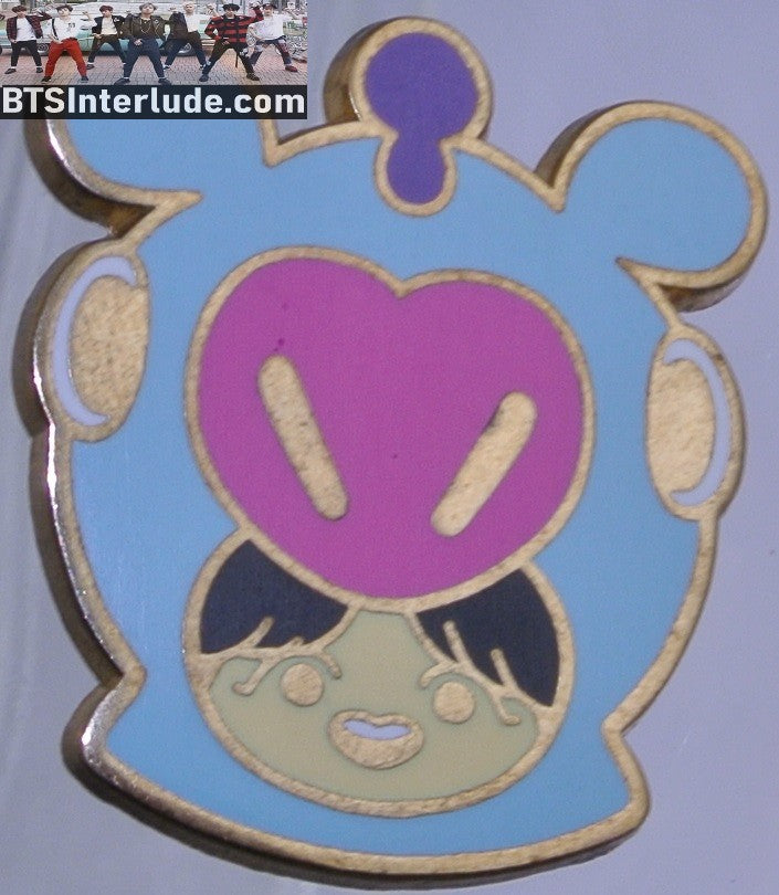 BTS PIN ENAMEL BT21 GOLD J-HOPE IN MANG MASK FACE NIIKOCHU PINS JUNG HOSEOK BADGE BUTTON