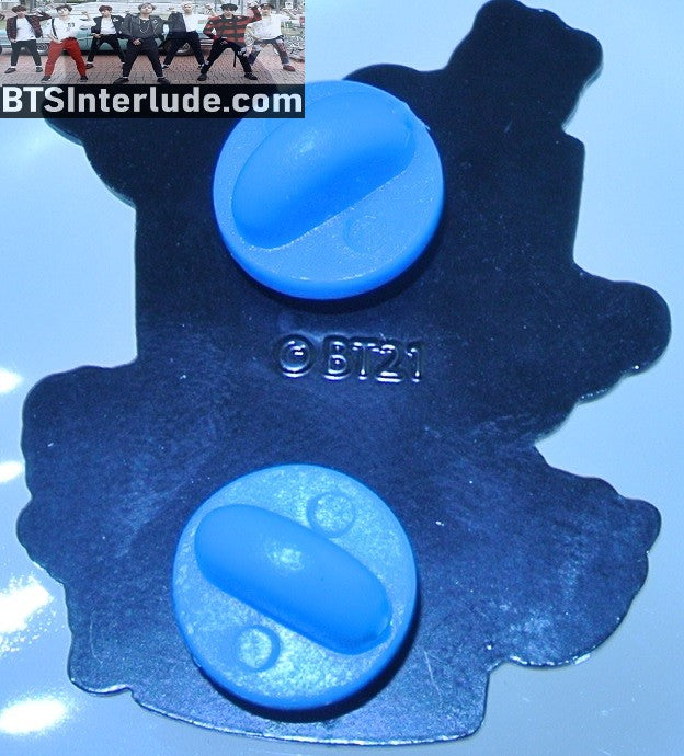 BTS PIN ENAMEL BT21 GUNMETAL GLASS OF WATER OFFICIAL VAN COOKY TATA CHIMMY KOYA MANG SHOOKY RJ BADGE BUTTON