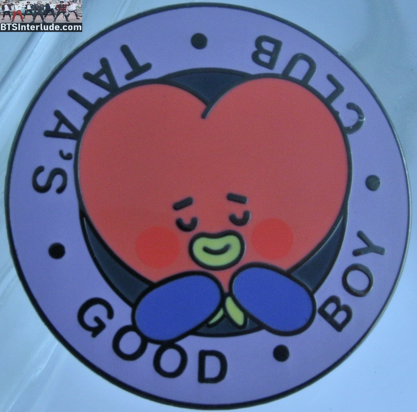 BTS PIN ENAMEL BT21 GUNMETAL TATA GOOD BOY CLUB V KIM TAEHYUNG KP KYEOPINS BADGE BUTTON
