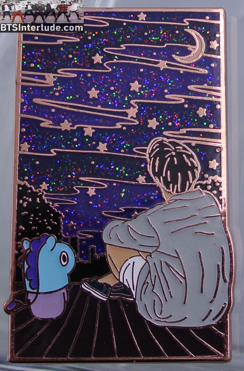 BTS PIN ENAMEL ROSE GOLD COPPER MANG BT21 J-HOPE JUNG HOSEOK 정호석 STARRY NIGHT HAPPIPOP PINS BADGE BUTTON