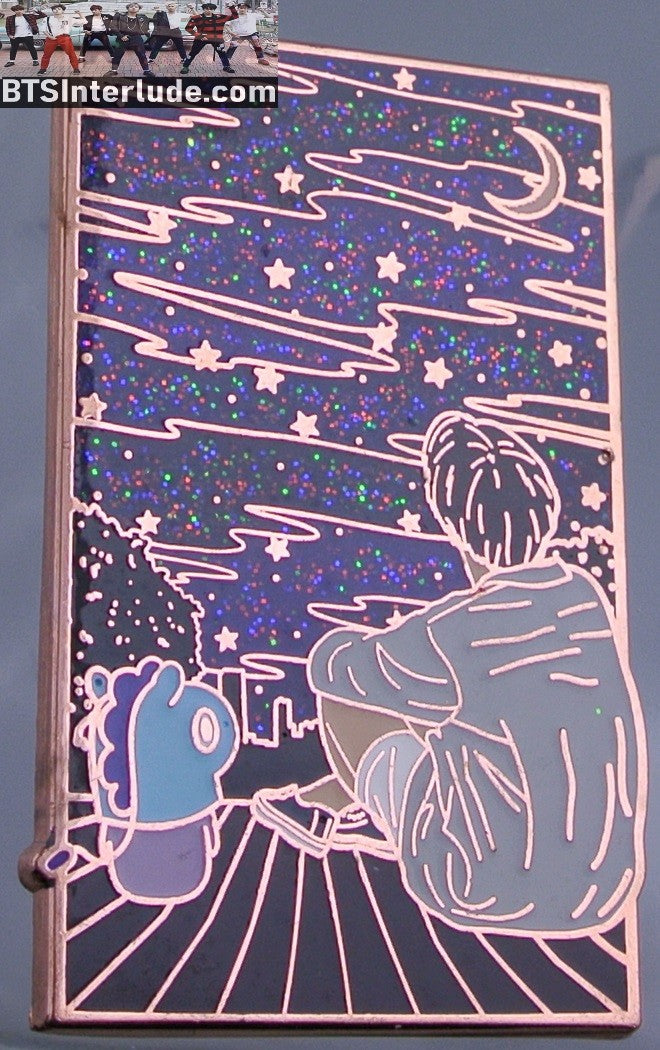 BTS PIN ENAMEL ROSE GOLD COPPER MANG BT21 J-HOPE JUNG HOSEOK 정호석 STARRY NIGHT HAPPIPOP PINS BADGE BUTTON