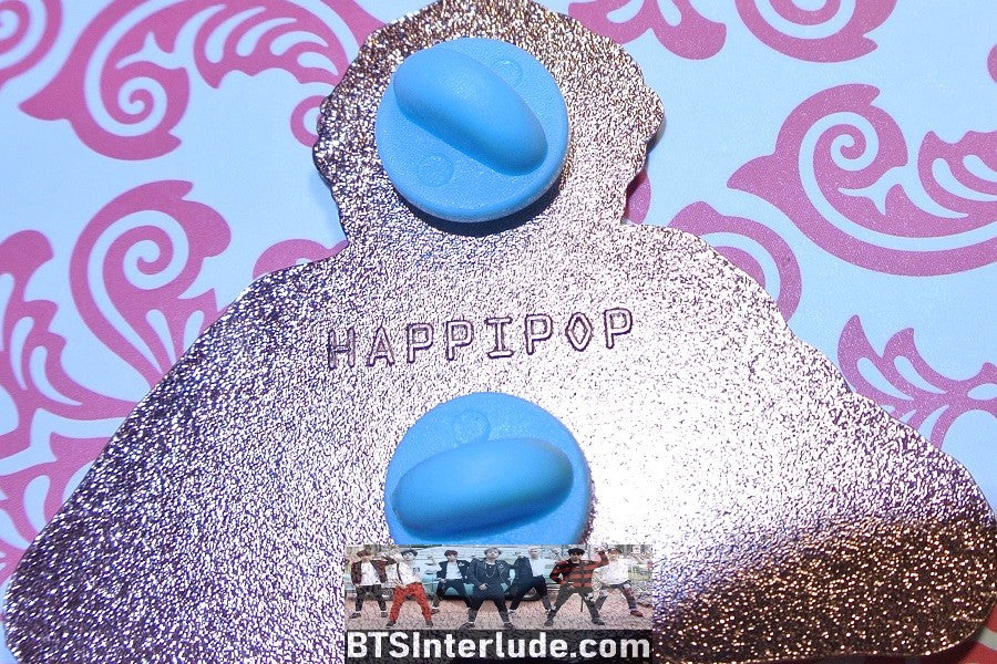 BTS PIN ENAMEL ROSE GOLD COPPER RM KIM NAMJOON 김남준 FLOWER TIARA BT21 KOYA HAPPIPOP PINS BADGE BUTTON