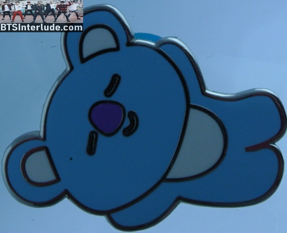 BTS PIN ENAMEL BT21 SILVER KOYA FALLING RM KIM NAMJOON 김남준 PINS OVER FLOWERS BADGE BUTTON