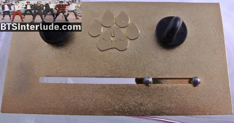 BTS PIN ENAMEL GOLD GROUP RUN 3 SCENES VIDEO SLIDER MOCHI MISFIT PINS JUNGKOOK V JIMIN RM J-HOPE SUGA JIN BADGE BUTTON