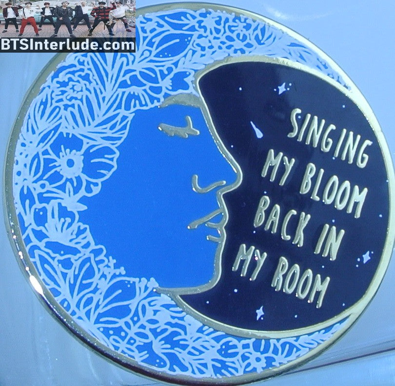 BTS PIN ENAMEL GOLD J-HOPE JUNG HOSEOK 정호석 BLUE SIDE MOON PROFILE LYRICS SPRING BEE PINS BADGE BUTTON