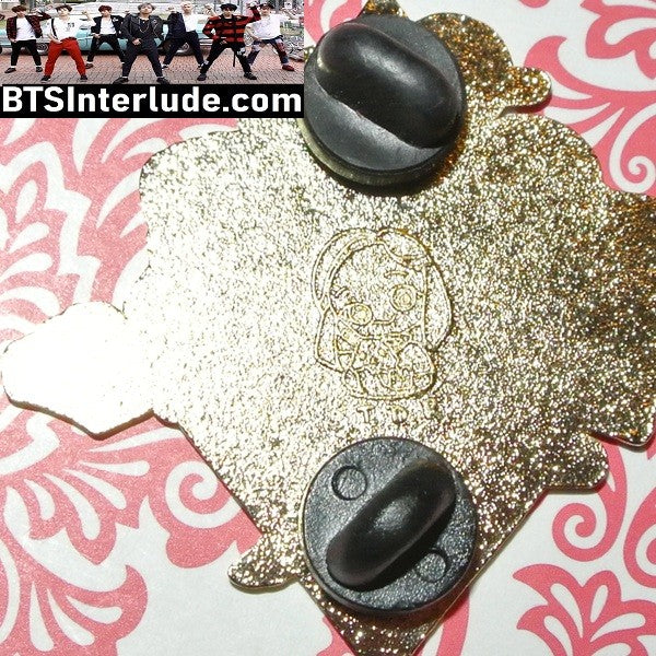BTS PIN ENAMEL GOLD PARK JIMIIN 박지민 DUALITY BLOND SILVER DIAMOND TDR PINS BADGE BUTTON
