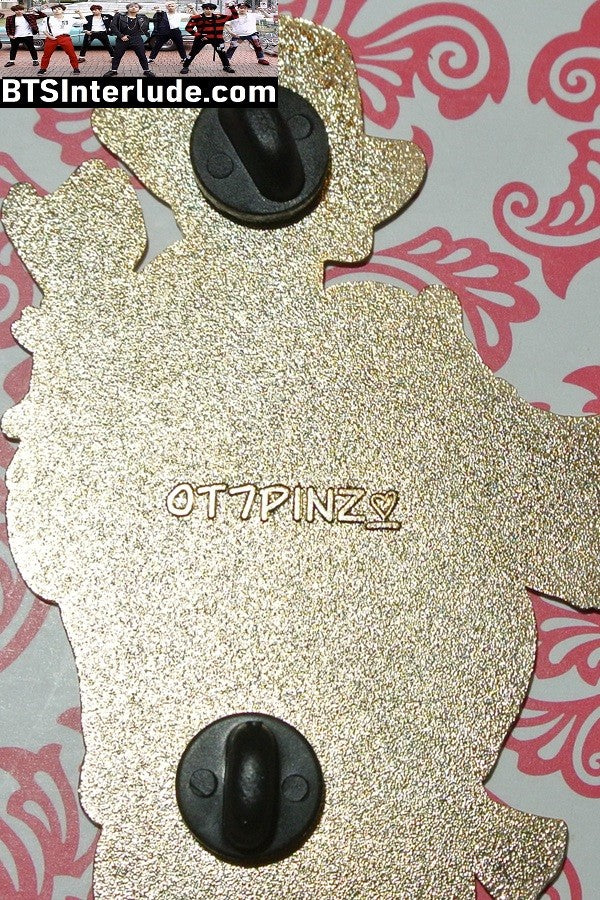 BTS PIN ENAMEL GOLD PARK JIMIIN 박지민 PURPLE SHIRT HAT FILTER OT7PINZ PINS BADGE BUTTON