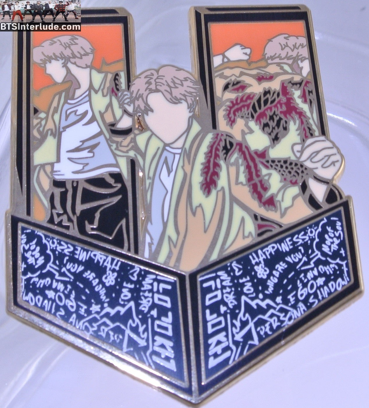 BTS PIN ENAMEL GOLD PARK JIMIIN 박지민 2018 MMAS PERFORMANCE MINMINGUK PINS BADGE BUTTON