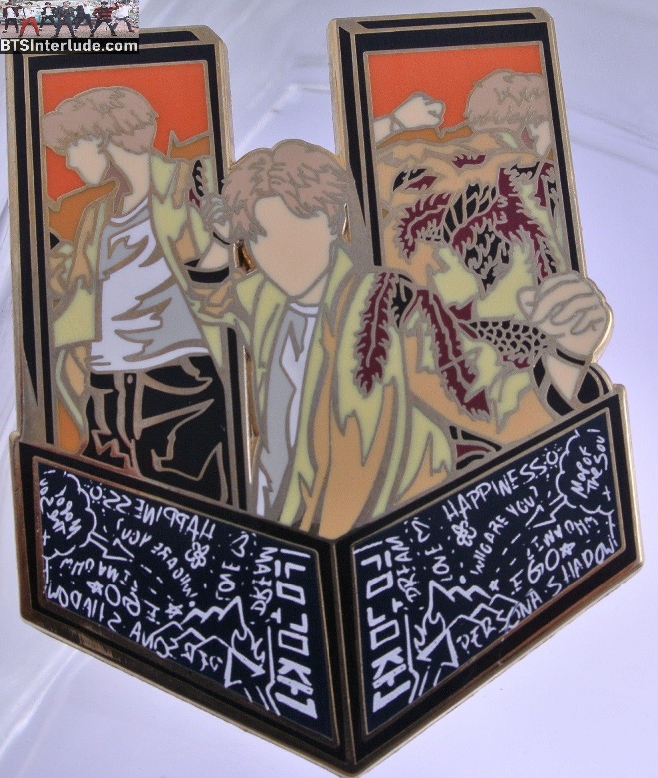 BTS PIN ENAMEL GOLD PARK JIMIIN 박지민 2018 MMAS PERFORMANCE MINMINGUK PINS BADGE BUTTON