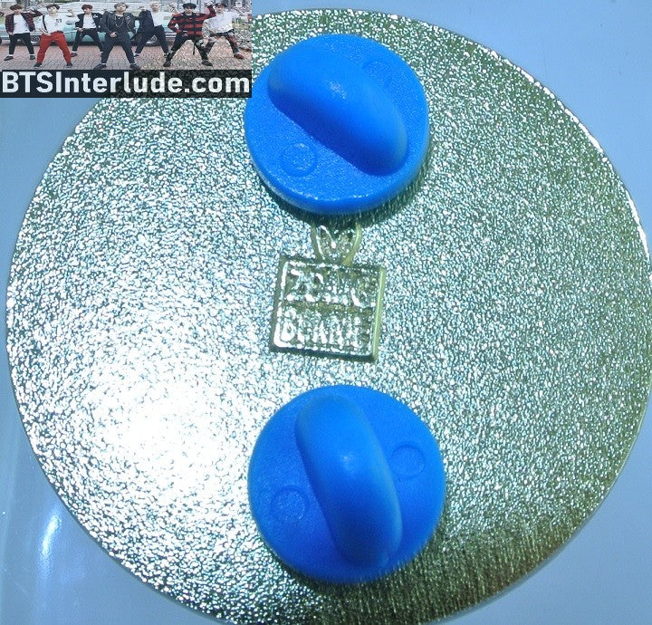 BTS PIN ENAMEL GOLD PARK JIMIIN 박지민 SERENDIPITY THEME TELESCOPE BLUE GLITTER ZOMG BUNNIE PINS BADGE BUTTON