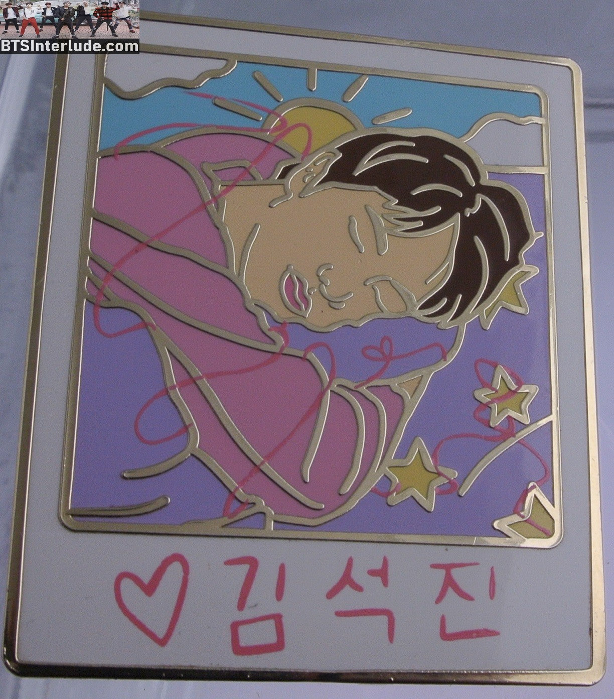 BTS PIN ENAMEL GOLD JIN KIM SEOKJIN 김석진 SLEEP POLAROID LIGHTERS FLAME PINS BADGE BUTTON