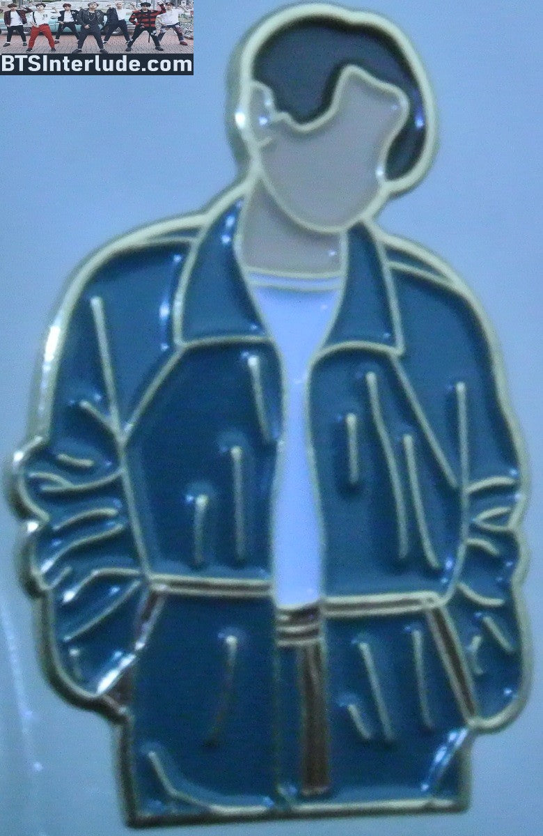 BTS PIN ENAMEL GOLD JEON JUNGKOOK 전정국 DYNAMITE MUSIC VIDEO BADGE BUTTON