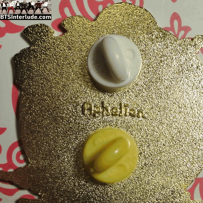 BTS PIN ENAMEL GOLD JEON JUNGKOOK 전정국 WHITE FAN APHELION PINS BADGE BUTTON