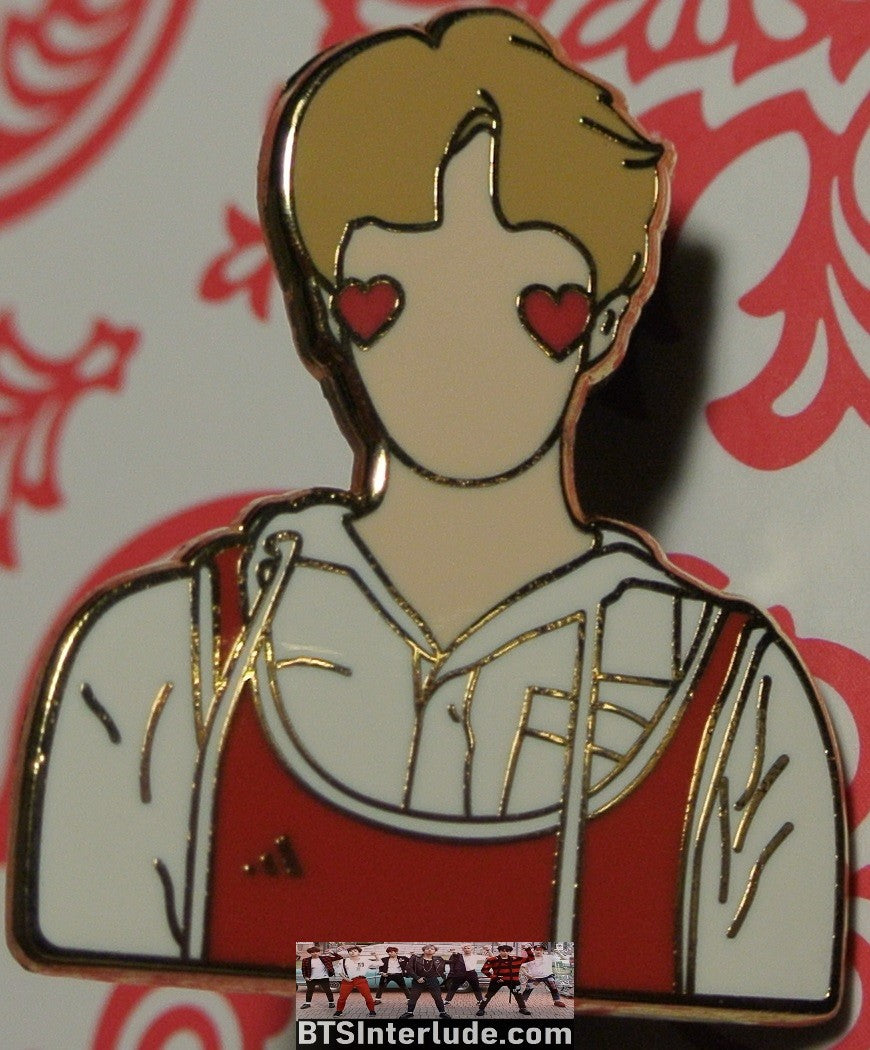 BTS PIN ENAMEL GOLD RM KIM NAMJOON 김남준 LOVE YOURSELF ANSWER VERSION F CARD BADGE BUTTON