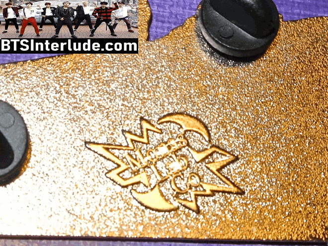 BTS PIN ENAMEL GOLD SUB-UNIT DYNAMITE RM KIM NAMJOON J-HOPE JUNG HOSEOK JIN KIM SEOKJIN MONAS LABS PINS BADGE BUTTON