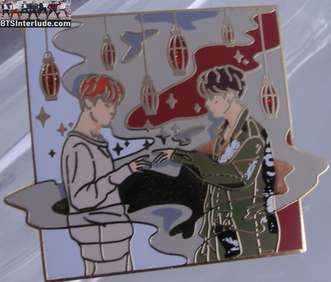 BTS PIN ENAMEL GOLD SUB-UNIT SUGA MIN YOONGI PARK JIMIN SERENDIPITY AGUST D RED LANTERNS CLOUD 9 PINS BADGE BUTTON
