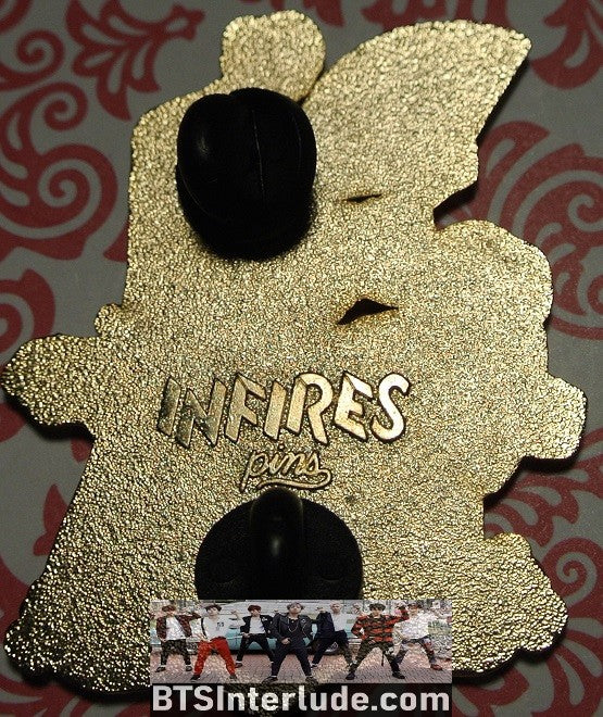 BTS PIN ENAMEL GOLD SUB-UNIT RAPLINE DDAENG RM KIM NAMJOON J-HOPE JUNG HOSEOK SUGA MIN YOONGI HANBOKS INFIRES PINS BADGE BUTTON