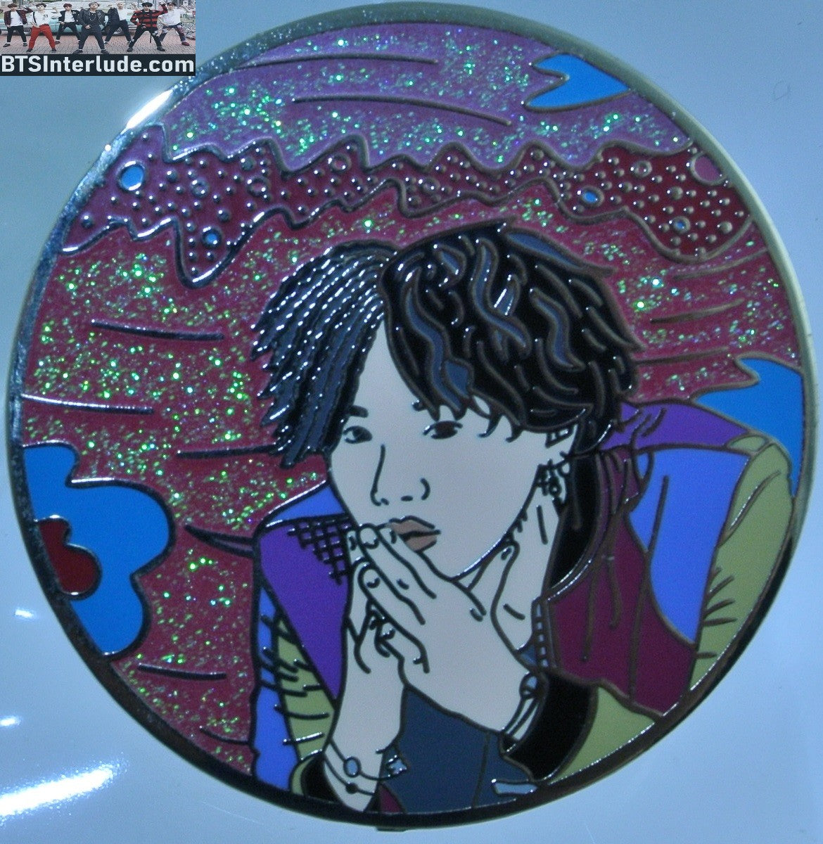 BTS PIN ENAMEL GOLD SUGA MIN YOONGI 민윤기 FAKE LOVE MUSIC VIDEO JACKET SEOK PUPPET PINS BADGE BUTTON