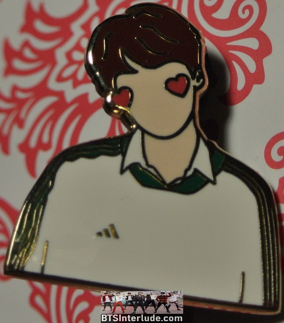 BTS PIN ENAMEL GOLD SUGA MIN YOONGI 민윤기 LOVE YOURSELF ANSWER VER F CARD BADGE BUTTON