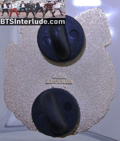 BTS PIN ENAMEL GOLD V KIM TAEHYUNG 김태형 YEONTAN CHRISTMAS BOWS NICUBIII PINS BADGE BUTTON