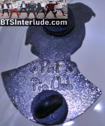 BTS PIN ENAMEL GUNMETAL JEON JUNGKOOK 전정국 MANBUN PURPLE DOORS JACKET PINS OVER FLOWERS PINS BADGE BUTTON