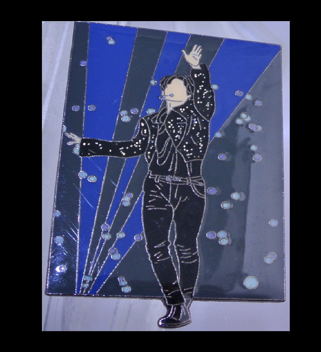 BTS PIN ENAMEL GUNMETAL JEON JUNGKOOK 전정국 FAKE LOVE 2018 MAMAS CASTLE PINS BADGE BUTTON