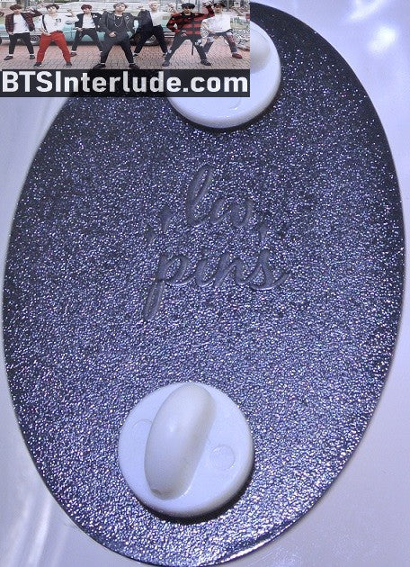 BTS PIN ENAMEL GUNMETAL RM KIM NAMJOON 김남준 MOON CHILD GREYSCALE OVAL LW PINS BADGE BUTTON