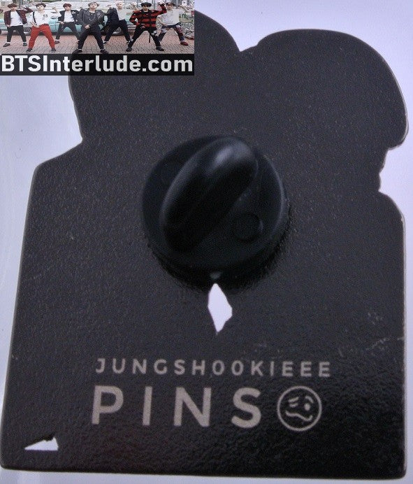 BTS PIN ENAMEL GUNMETAL SUB-UNIT PARK JIMIN RM KIM NAMJOON RED BLACK SHIRTS JUNGSH00KIEEE PINS BADGE BUTTON
