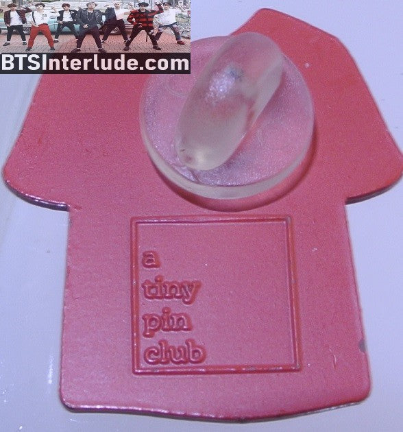 BTS PIN ENAMEL ORANGE GROUP LOVE YOURSELF LY WHITE T SHIRT TINY PIN CLUB PINS JUNGKOOK V JIMIN RM J-HOPE SUGA JIN BADGE BUTTON