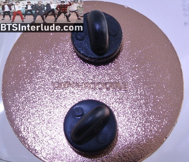 BTS PIN ENAMEL ROSE GOLD COPPER GROUP HOME THEME YOU KNOW YOU GOT THAT QUAPHADOODLE PINS JUNGKOOK V JIMIN RM J-HOPE SUGA JIN BADGE BUTTON