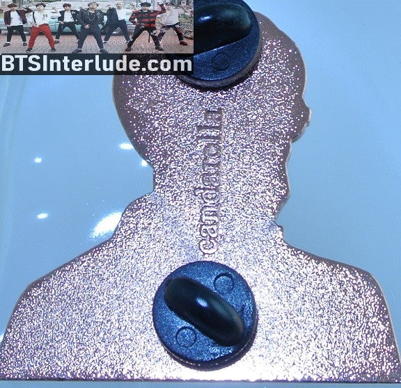BTS PIN ENAMEL ROSE GOLD COPPER PARK JIMIN 박지민 FAKE LOVE ERA JEAN JACKET CANDARELLA PINS BADGE BUTTON