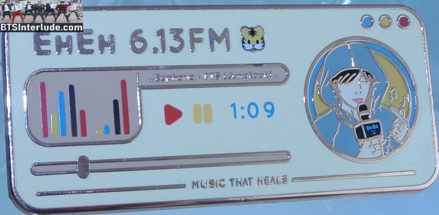 BTS PIN ENAMEL ROSE GOLD COPPER JEON JUNGKOOK 전정국 RADIO EUPHORIA IO PINS BADGE BUTTON