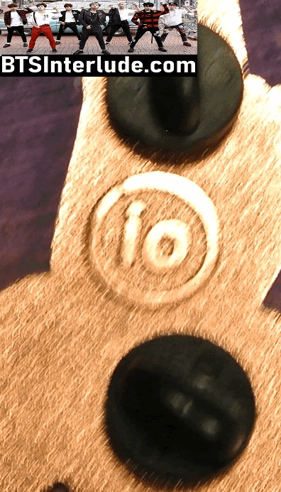 BTS PIN ENAMEL ROSE GOLD COPPER JEON JUNGKOOK 전정국 HANDS IO PINS BADGE BUTTON