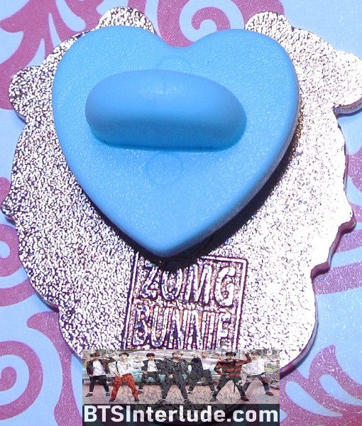BTS PIN ENAMEL ROSE GOLD COPPER RM KIM NAMJOON 김남준 CHIBI BT21 KOYA HEADBAND ZOMG BUNNIE PINS BADGE BUTTON