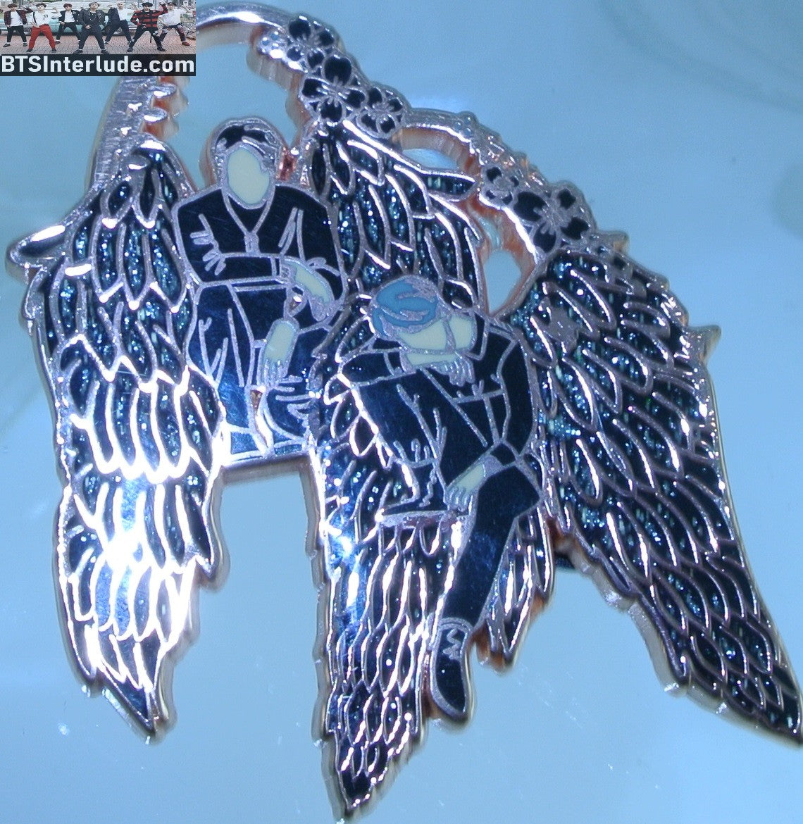 BTS PIN ENAMEL ROSE GOLD COPPER SUB-UNIT PARK JIMIN JIN KIM SEOKJIN BLACK SWAN WINGS JIKOOK PINS BADGE BUTTON