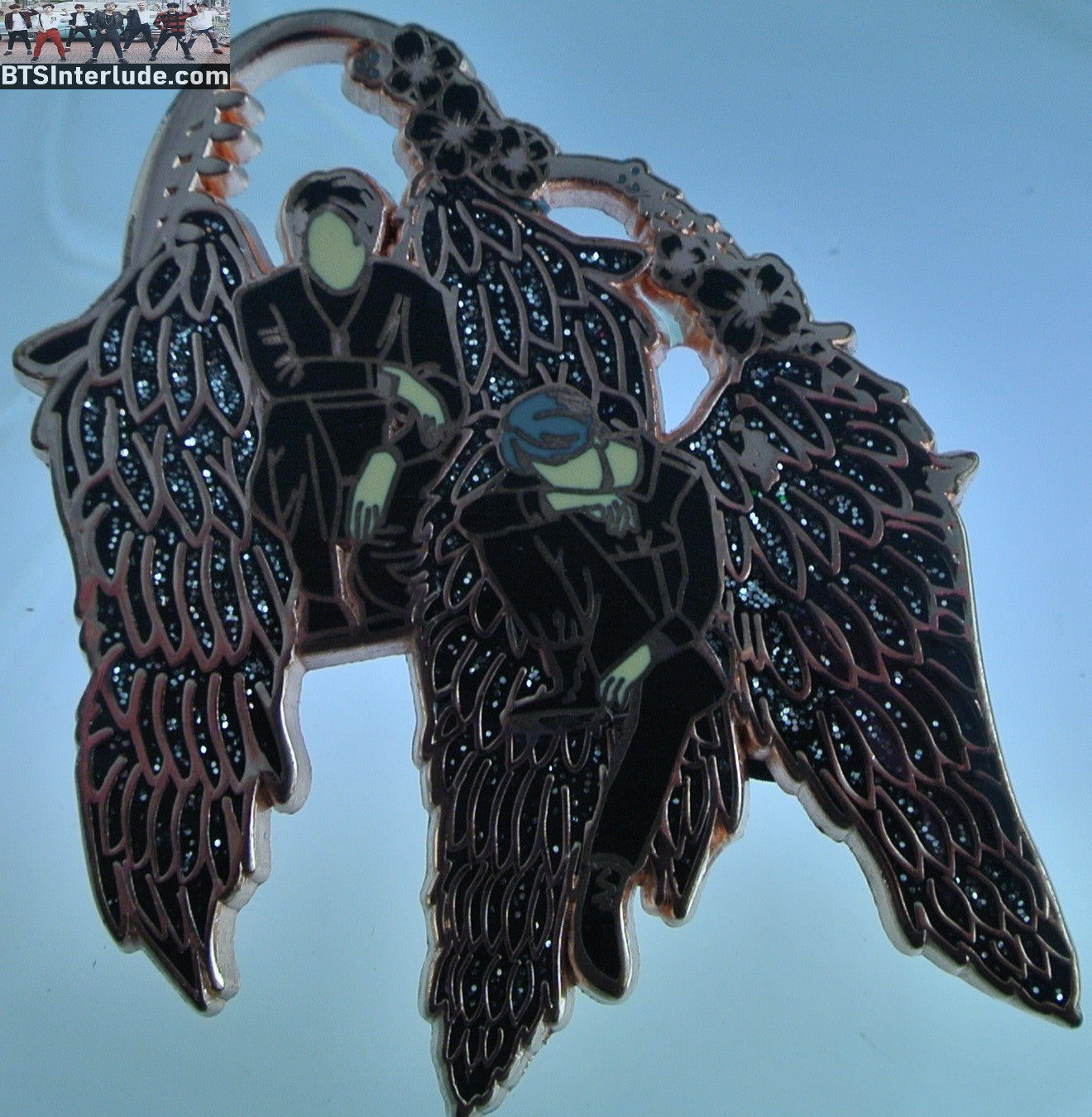 BTS PIN ENAMEL ROSE GOLD COPPER SUB-UNIT PARK JIMIN JIN KIM SEOKJIN BLACK SWAN WINGS JIKOOK PINS BADGE BUTTON