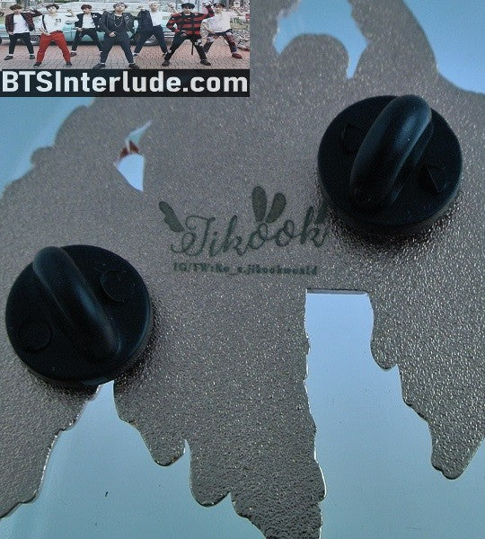 BTS PIN ENAMEL ROSE GOLD COPPER SUB-UNIT PARK JIMIN JIN KIM SEOKJIN BLACK SWAN WINGS JIKOOK PINS BADGE BUTTON