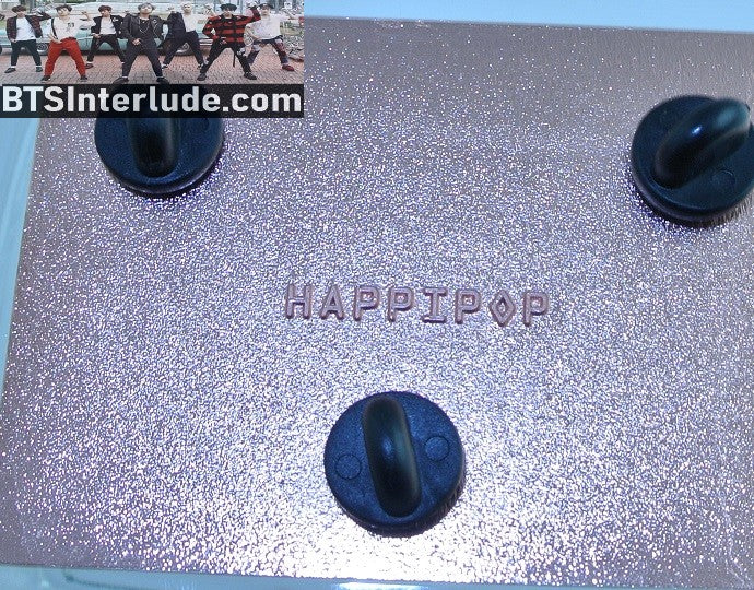 BTS PIN ENAMEL ROSE GOLD COPPER V KIM TAEHYUNG 김태형 SINGULARITY ROSES XL LYRICS HAPPIPOP PINS BADGE BUTTON