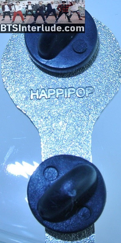 BTS PIN ENAMEL SILVER GROUP ARMY BOMB HAPPIPOP PINS 방탄소년단 JUNGKOOK V JIMIN RM J-HOPE SUGA JIN BADGE BUTTON