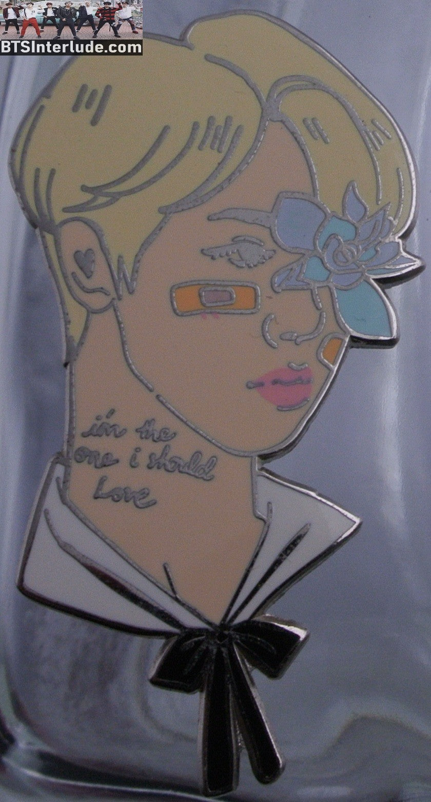 BTS PIN ENAMEL SILVER JIN KIM SEOKJIN 김석진 EPIPHANY BANDAID BOYS AEGYOHANA PINS BADGE BUTTON