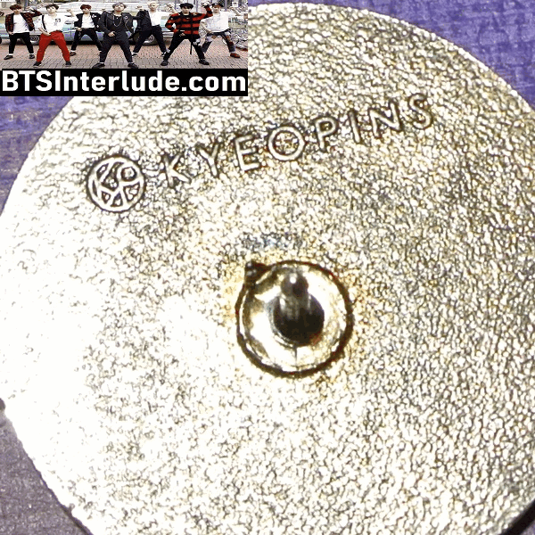 BTS PIN ENAMEL SILVER OUR UNIVERSE ARMY PURPLE GLITTER KYEOPINS KPS PINS 방탄소년단 JUNGKOOK V JIMIN RM J-HOPE SUGA JIN BADGE BUTTON