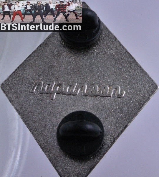 BTS PIN ENAMEL SILVER RM KIM NAMJOON 김남준 WHO ARE YOU NAPANOON PINS BADGE BUTTON