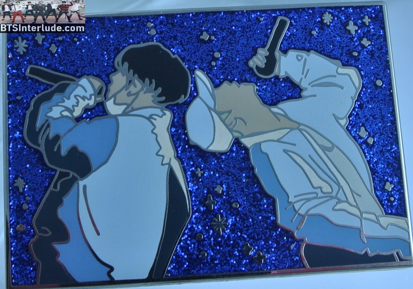 BTS PIN ENAMEL SILVER SUB-UNIT SUGA MIN YOONGI PARK JIMIN SERENDIPITY AGUST D TONY MONTANA BLUE GLITTER AEGYOHANA PINS BADGE BUTTON