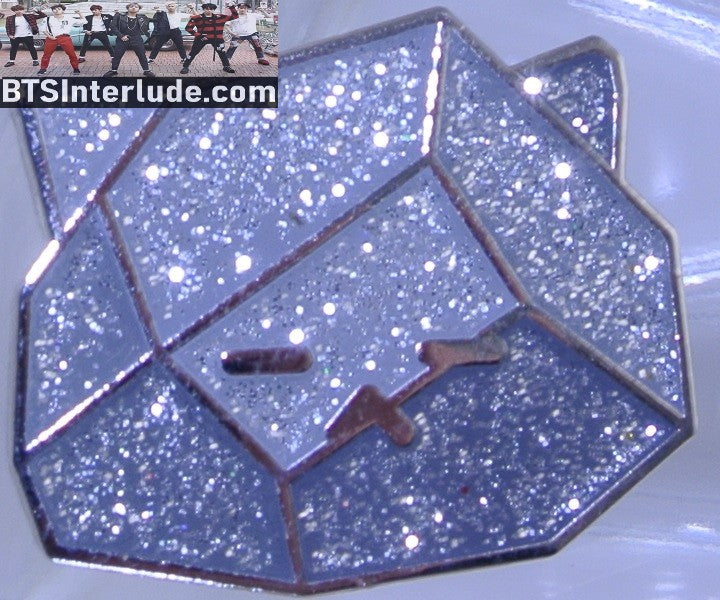 BTS PIN ENAMEL SILVER SUGA MIN YOONGI 민윤기 STONE CAT GLITTER MOONGI PINS BADGE BUTTON