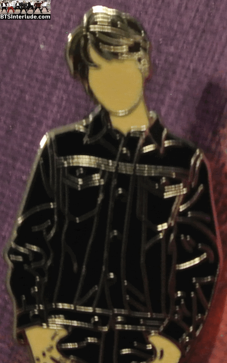 BTS PIN ENAMEL SILVER SUGA MIN YOONGI 민윤기 LOVE YOURSELF TEAR DENIM MAKNAE PINS BADGE BUTTON