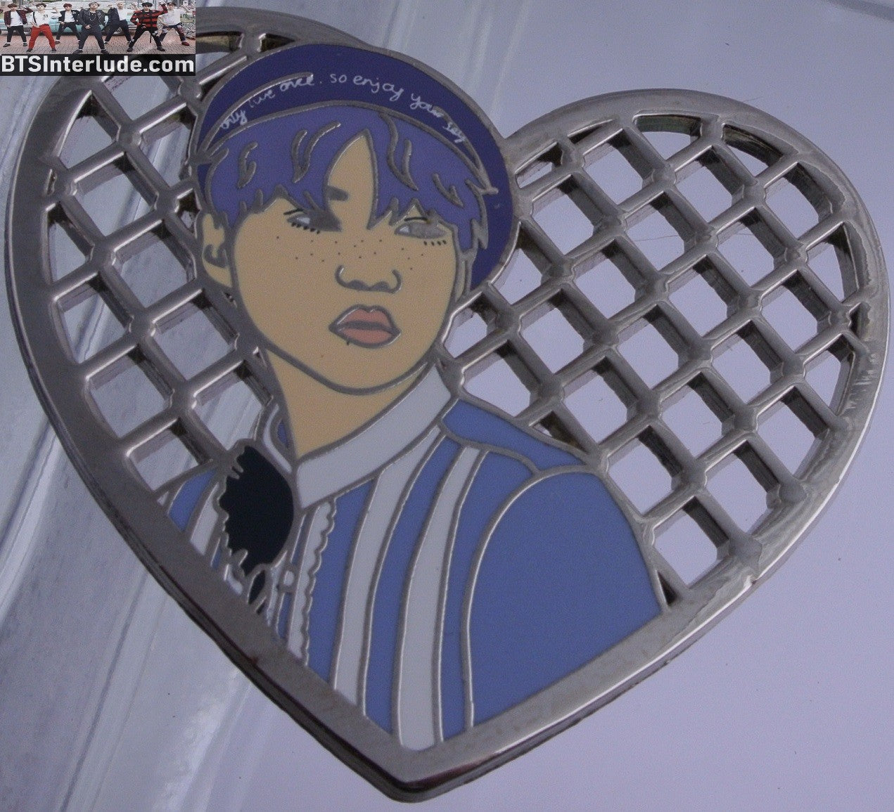 BTS PIN ENAMEL SILVER SUGA MIN YOONGI 민윤기 HYYH YOUNG FOREVER BERET HEART PINK SUGAR PINS BADGE BUTTON